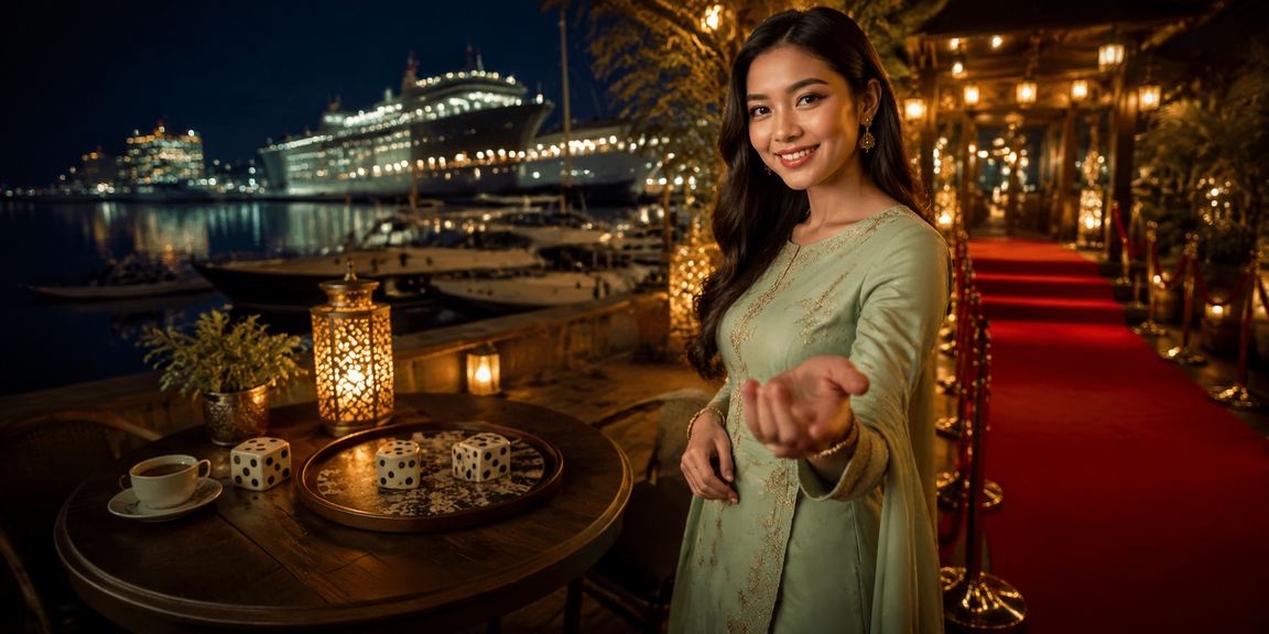 Suasana permainan dadu perayaan Hari Raya di Malaysia